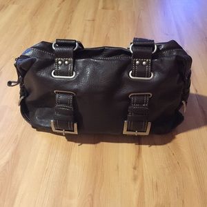 Brown soft leather like purse 👜